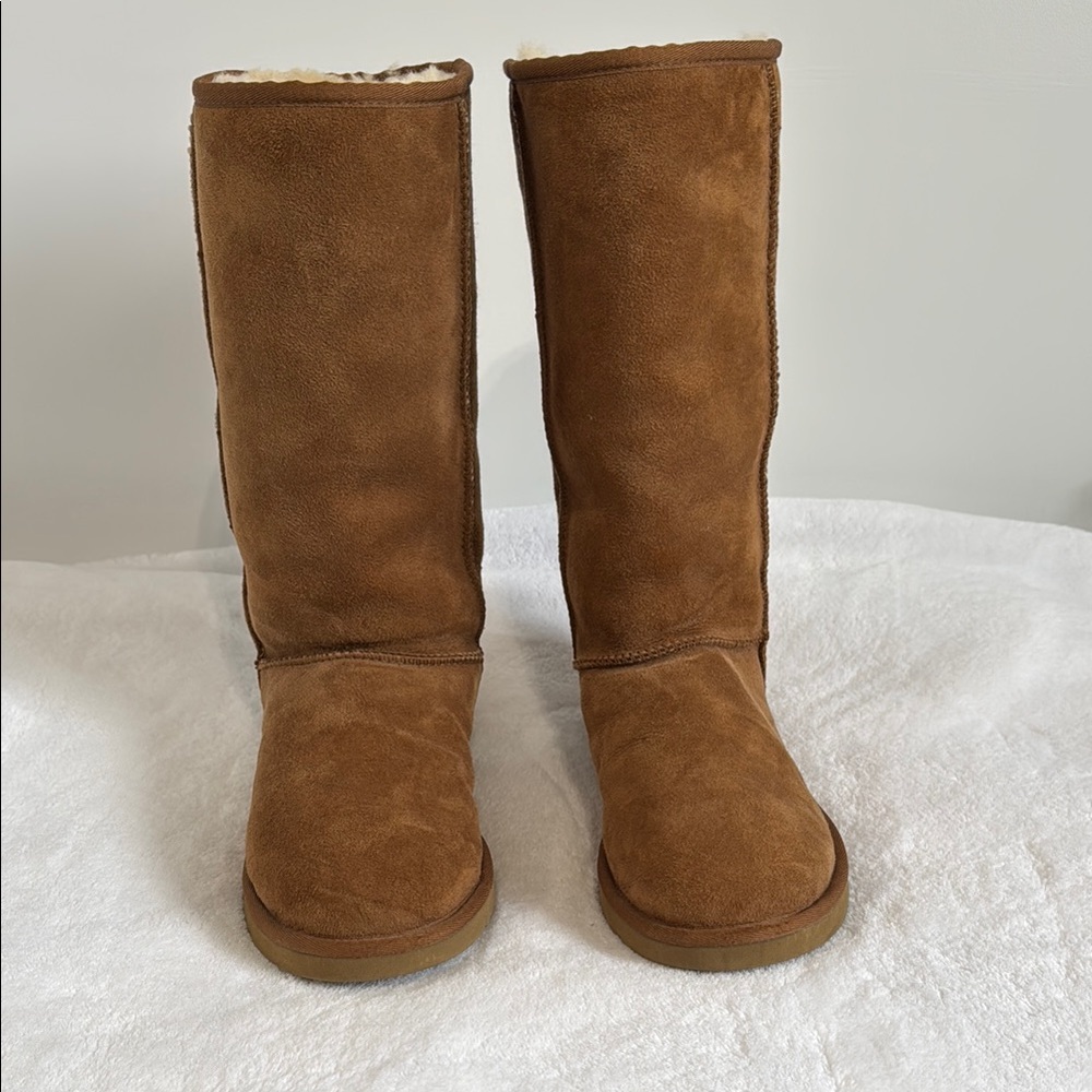 UGG Classic Tall Boots | Chestnut | Shearling Lined - Picture 2 of 16